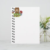 Cute Pup Turtle Letterhead (Standing Front)