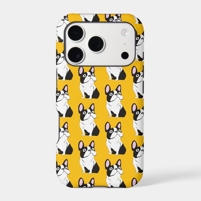 Cute Pup, yellow iPhone Case (Back)