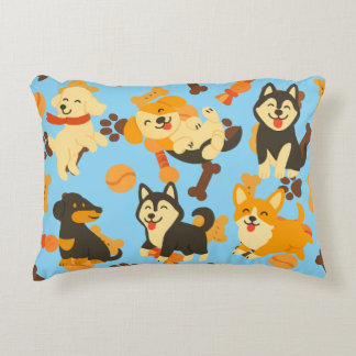 Cute Puppies Accent Pillow