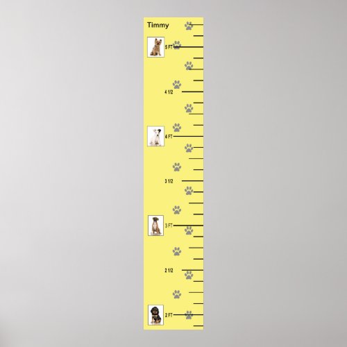 Cute Puppies Growth Chart