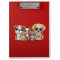 Cute Puppies, Kitten and Bunny Pet Portrait Red