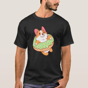 cute puppies lovely dog holder corgi donut T-Shirt
