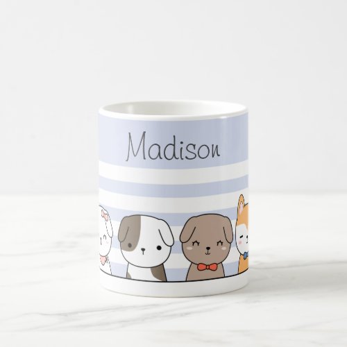 Cute Puppies Personalized Coffee Mug