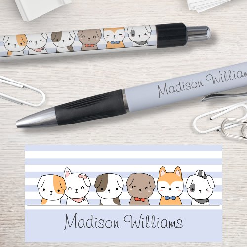 Cute Puppies Personalized Pen