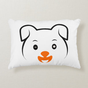 Cute Puppy Accent Pillow