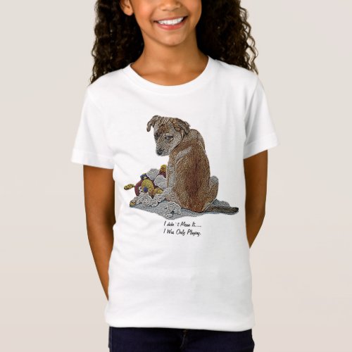 Cute puppy and teddies little brown dog T_Shirt