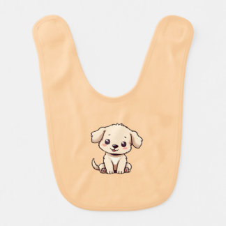 Cute Puppy Baby Bibs
