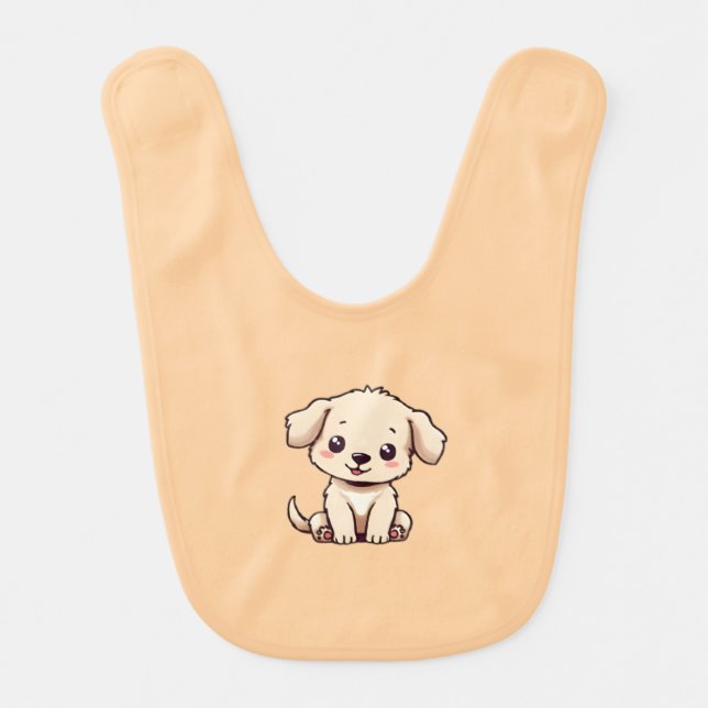 Cute Puppy Baby Bibs (Front)
