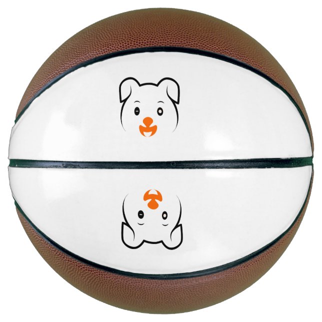 Cute Puppy Basketball (Front)