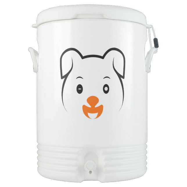 Cute Puppy Beverage Cooler (Front)