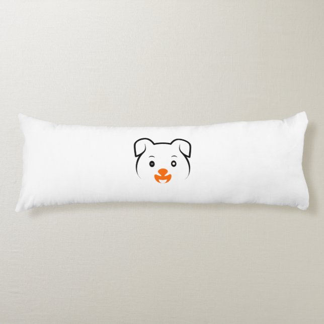 Cute Puppy Body Pillow (Front)