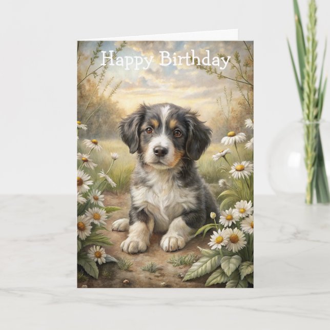 Cute Puppy Card (Front)