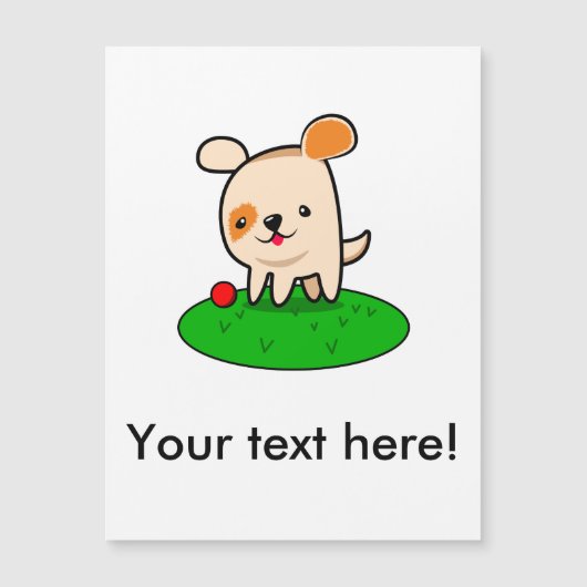 Cute puppy cartoon (Front)