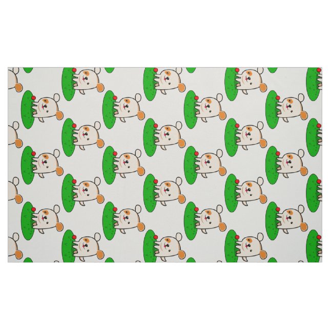 Cute puppy cartoon fabric (Fat Quarter)