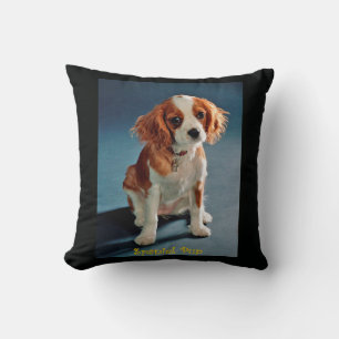 Cute Puppy Charles ~ Cavalier King Spaniel ~ & ~ Throw Pillow
