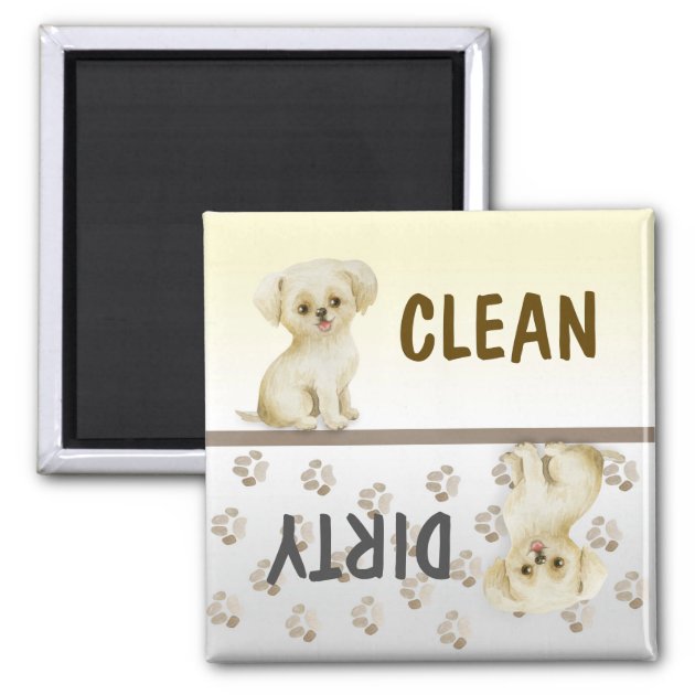 DOG DISHWASHER MAGNET Clean/Dirty *Ship FREE Chihuahua 