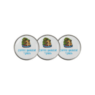 Cute Puppy Coffee Harvest Golf Ball Marker