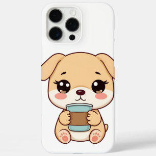 🐶☕ Cute Puppy Coffee Illustration Kawaii Dog Co iPhone 16 Pro Max Case