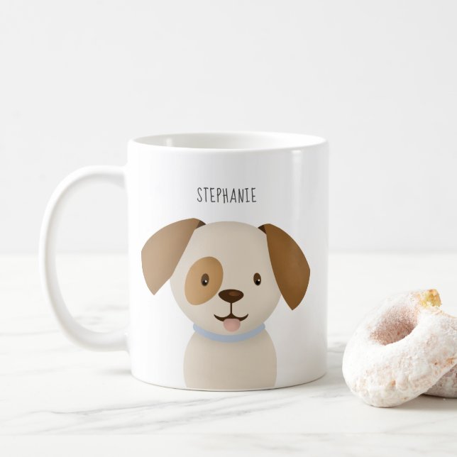 Cute Puppy Coffee Mug (With Donut)