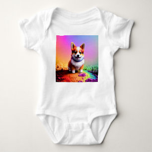Cute Puppy Corgi Dog-36475 Baby Bodysuit