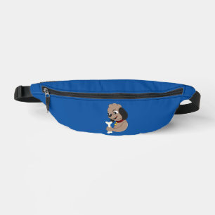 Cute puppy dog cartoon fanny pack