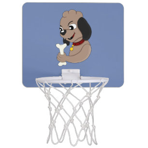 Cute puppy dog cartoon mini basketball hoop
