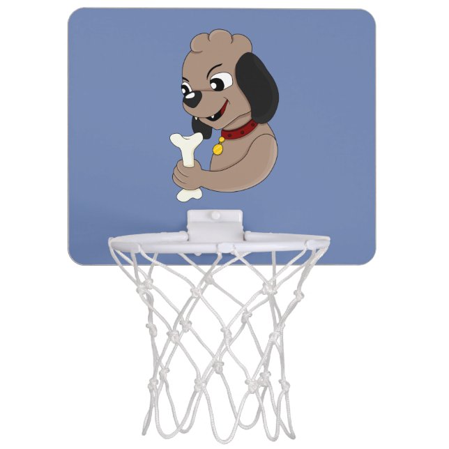 Cute puppy dog cartoon mini basketball hoop (Front)