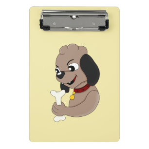 Cute puppy dog cartoon mini clipboard