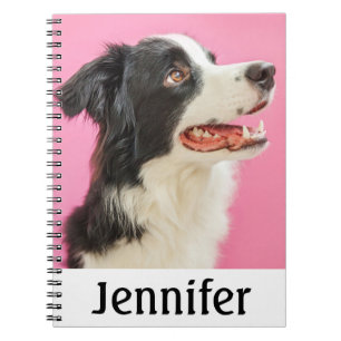 Cute Puppy Dog Lover Border Collie Notebook