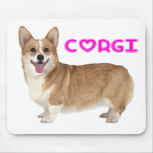 Cute Puppy Dog Lover Gift Pembroke Welsh Corgi Mouse Pad
