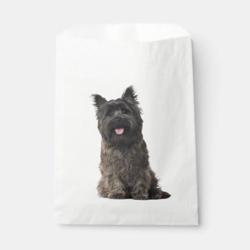 Cute Puppy Dog Lover Party Cairn Terrier Favor Bag
