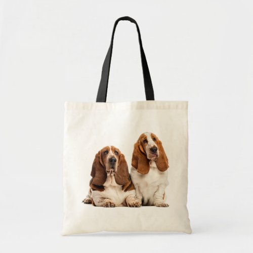 Cute Puppy Dog Lovers Gift Basset Hound Tote Bag