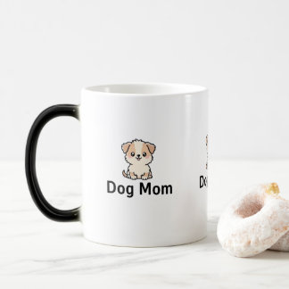 Cute Puppy Dog Mom Color Morph Mug