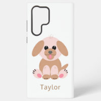 Cute Puppy Dog Pastel Personalized Cartoon