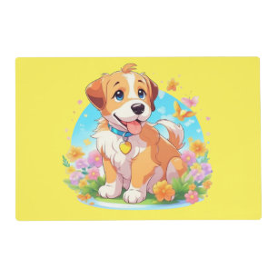 Cute Puppy Dog  Placemat