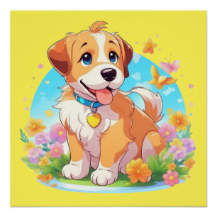 Cute Puppy Dog Poster