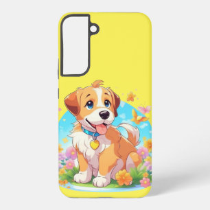 Cute Puppy Dog Samsung Galaxy S22+ Case