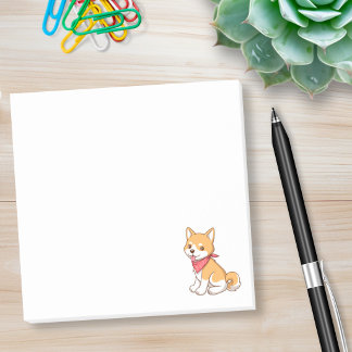 Cute Puppy Dog Shiba Inu Post-it Notes