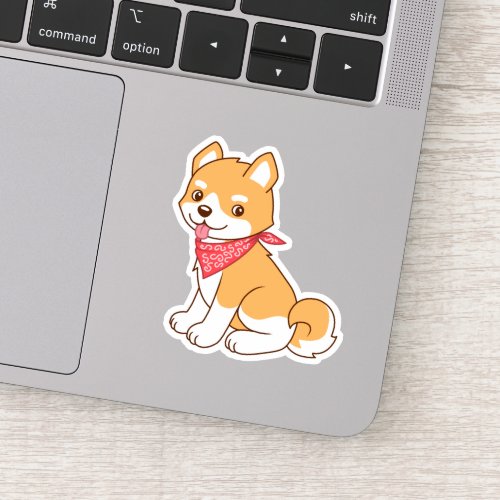 Cute Puppy Dog Shiba Inu Sticker