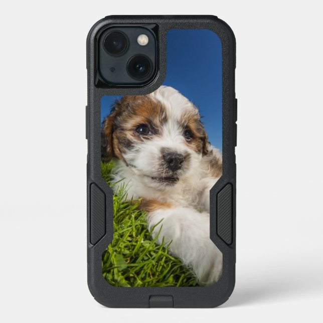 Cute puppy dog (Shitzu) Otterbox iPhone Case (Back)