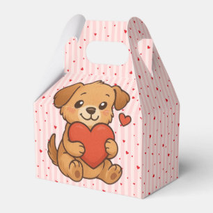 Cute puppy/dog Valentine's day Favor Boxes