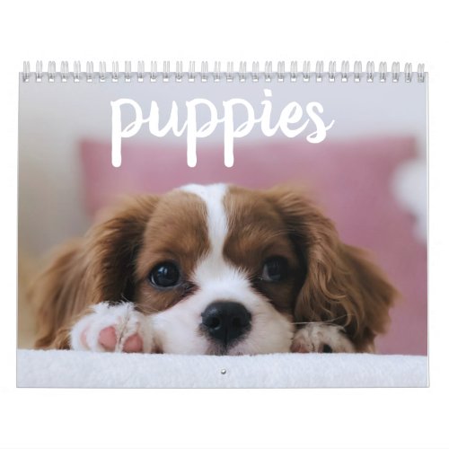 Cute Puppy Dogs Calendar