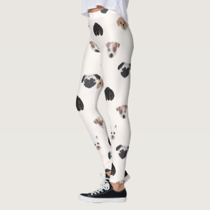 Cute Puppy Dogs Illustration Leggings