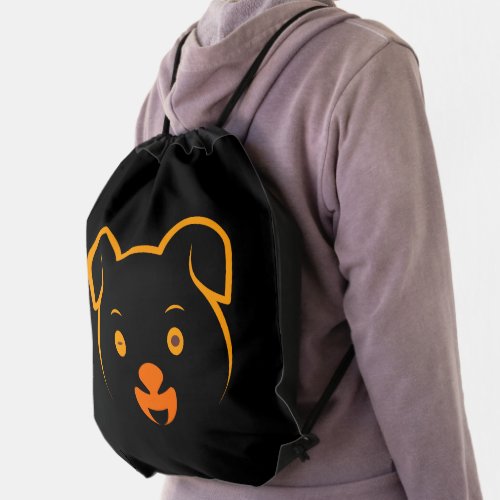 Cute Puppy Drawstring Bag