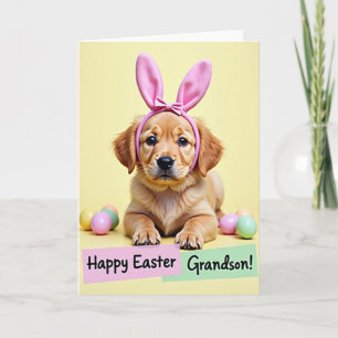 Cute Puppy Easter Card