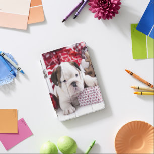 Cute Puppy English Bulldog Funny Christmas iPad Mini Cover