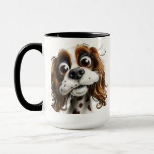 Cute puppy face mug