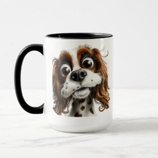 Cute puppy face mug