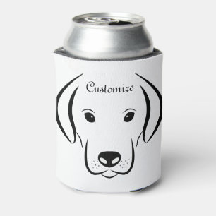 Cute Puppy Face Thunder_Cove Can Cooler