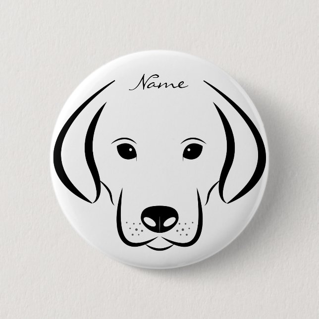 Cute Puppy FaceThunder_Cove Button (Front)